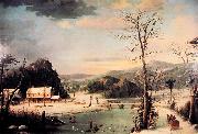 George Henry Durrie Material and Dimensions oil painting